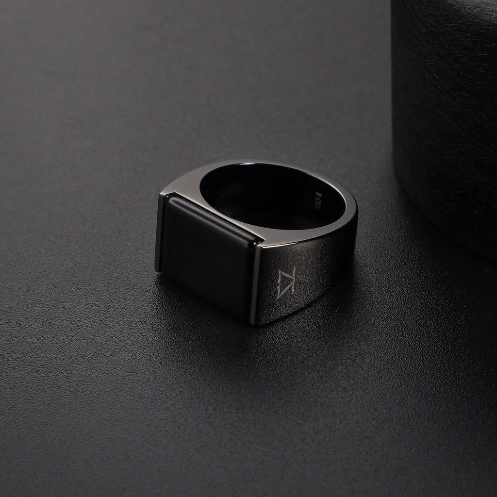 ZINK Men's Gun Stainless Steel Ring | ZJRG039GN