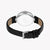 ESPRIT Women's Watch with Silver Stainless Steel Case and Black Leather Band