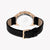 ESPRIT MEN'S TIMEPIECE - STYLISH BLACK LEATHER & ROSE GOLD - ELEGANT & DURABLE WATCH