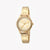 ESPRIT Women's Watch with Gold Stainless Steel Case and Gold Stainless Steel Band