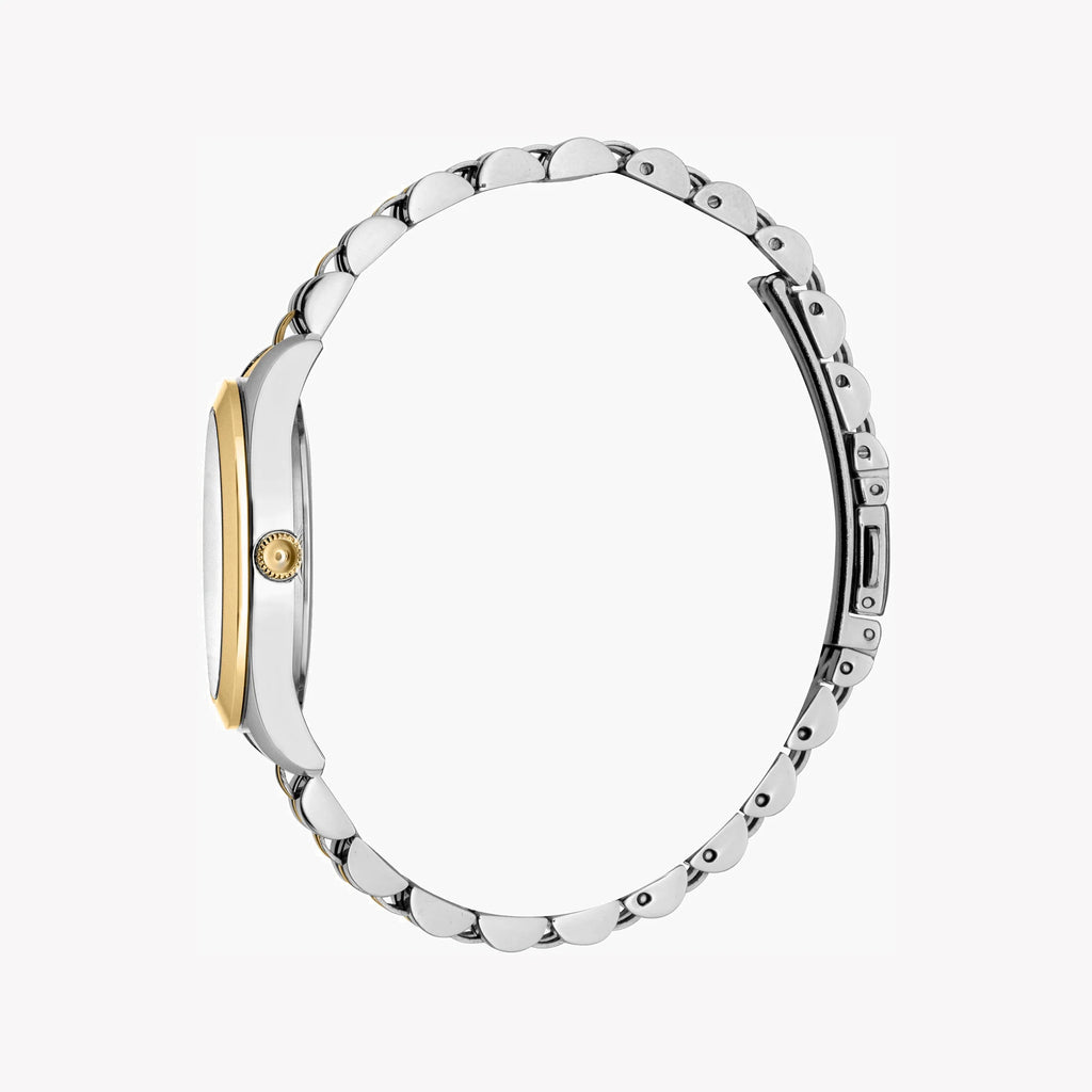 JUST CAVALLI Women's Watch with Silver & Gold Stainless Steel Case and Silver & Gold Stainless Steel Band