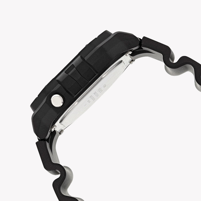 CASIO W-218H-1BVDF SPORTY ELEGANCE - MEN'S BLACK RESIN TIMEPIECE WITH ULTIMATE FUNCTIONALITY