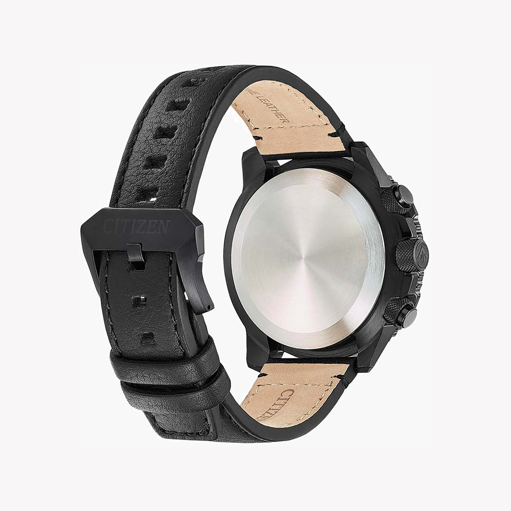 CITIZEN JY8085-14H ECO-DRIVE - BOLD BLACK DIAL, VERSATILE MEN'S TIMEPIECE