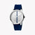 JUST CAVALLI JC1G141P0025 ELEGANT BLUE SILICONE MEN'S WATCH - TIMELESS SILVER DIAL