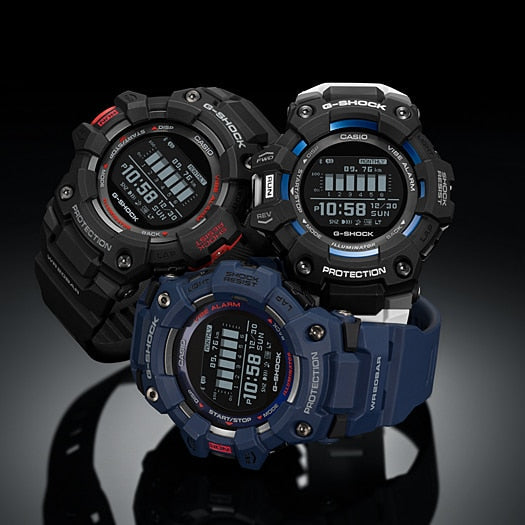 CASIO G-SHOCK GBD-100-2DR - ADVENTURE-READY MEN'S WATCH WITH BLUE RESIN BAND & SMART FITNESS TRACKING