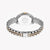 JUST CAVALLI Women's Watch with Silver & Rose Gold Stainless Steel Case and Silver & Rose Gold Stainless Steel Band