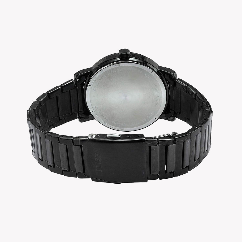 CITIZEN BE9187-53E - BOLDLY SOPHISTICATED MEN'S BLACK STAINLESS STEEL WATCH