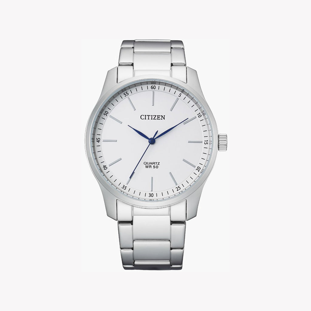 CITIZEN BH5000-59A ELEGANCE - STAINLESS STEEL QUARTZ WATCH for Men with Sleek Silver Design
