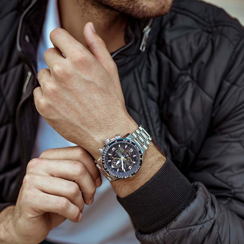 CITIZEN JY8078-52L ECO-DRIVE - DYNAMIC METAL TIMEPIECE FOR THE MODERN MAN