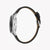 ESPRIT MENS BLACK LEATHER & DIAL STAINLESS STEEL TIMEPIECE - ELEGANT DURABILITY