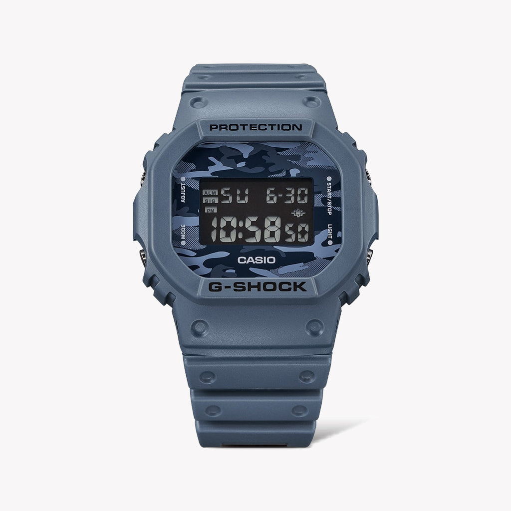 CASIO G-SHOCK DW-5600CA-2DR BOLD EXPLORATION - MEN'S VIBRANT BLUE ADVENTURE TIMEPIECE