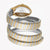 JUST CAVALLI Women's Watch with Gold Stainless Steel Case and Silver & Gold Stainless Steel Band