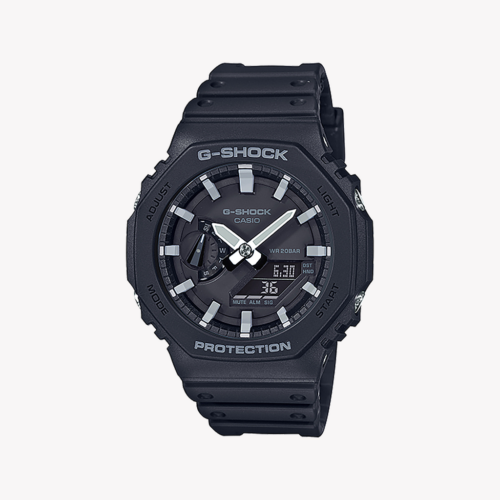 CASIO G-SHOCK GA-2100-1ADR OAK ADVENTURER - MEN’S SPORTY BLACK TIMEPIECE