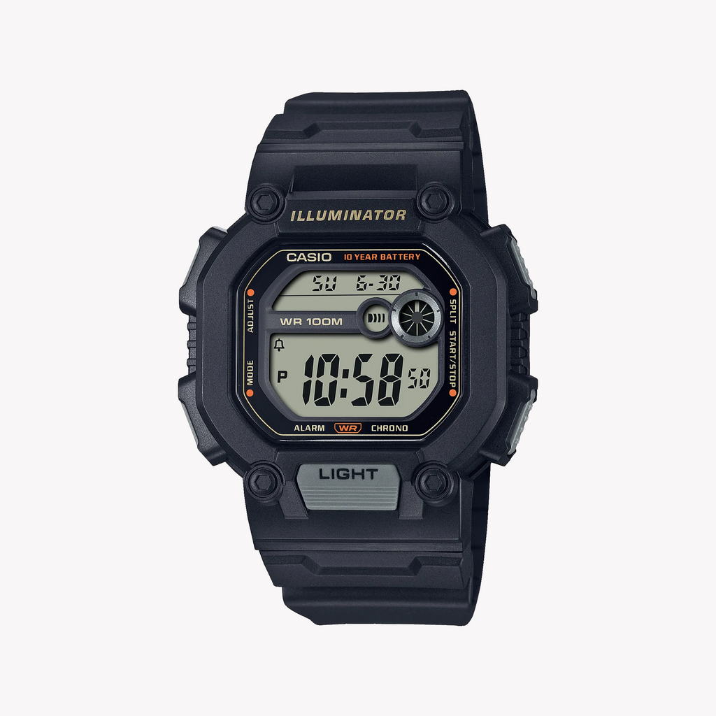 CASIO W-737HX-1AVDF ADVENTURE READY - SPORTY & STYLISH MEN'S WATCH with Black Resin Band & Bold Display