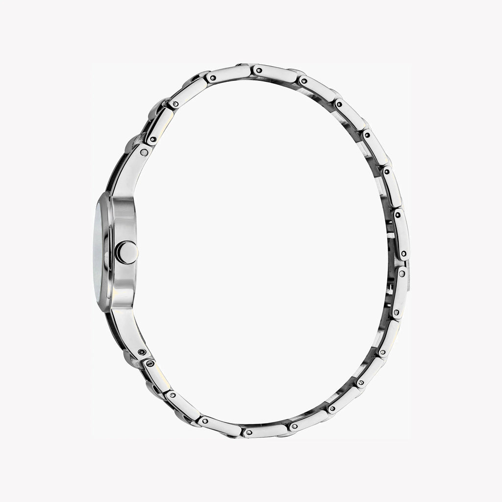 ESPRIT Women's Watch with Silver Stainless Steel Case and Silver Stainless Steel Band
