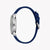 JUST CAVALLI JC1G141P0025 ELEGANT BLUE SILICONE MEN'S WATCH - TIMELESS SILVER DIAL