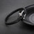 ZINK Men's Black & Silver Stainless Steel & Leather Bracelet | ZJBC044SM
