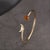 ZINK Women's Gold Stainless Steel Bracelet | ZFBG006GT