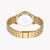 ESPRIT Women's Watch with Gold Stainless Steel Case and Gold Stainless Steel Band