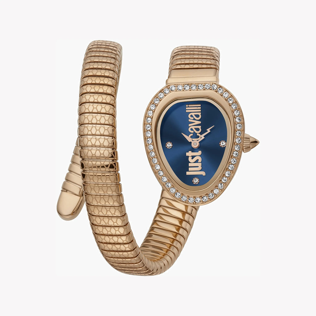 JUST CAVALLI Women's Watch with  Stainless Steel Case and Rose Gold Stainless Steel Band