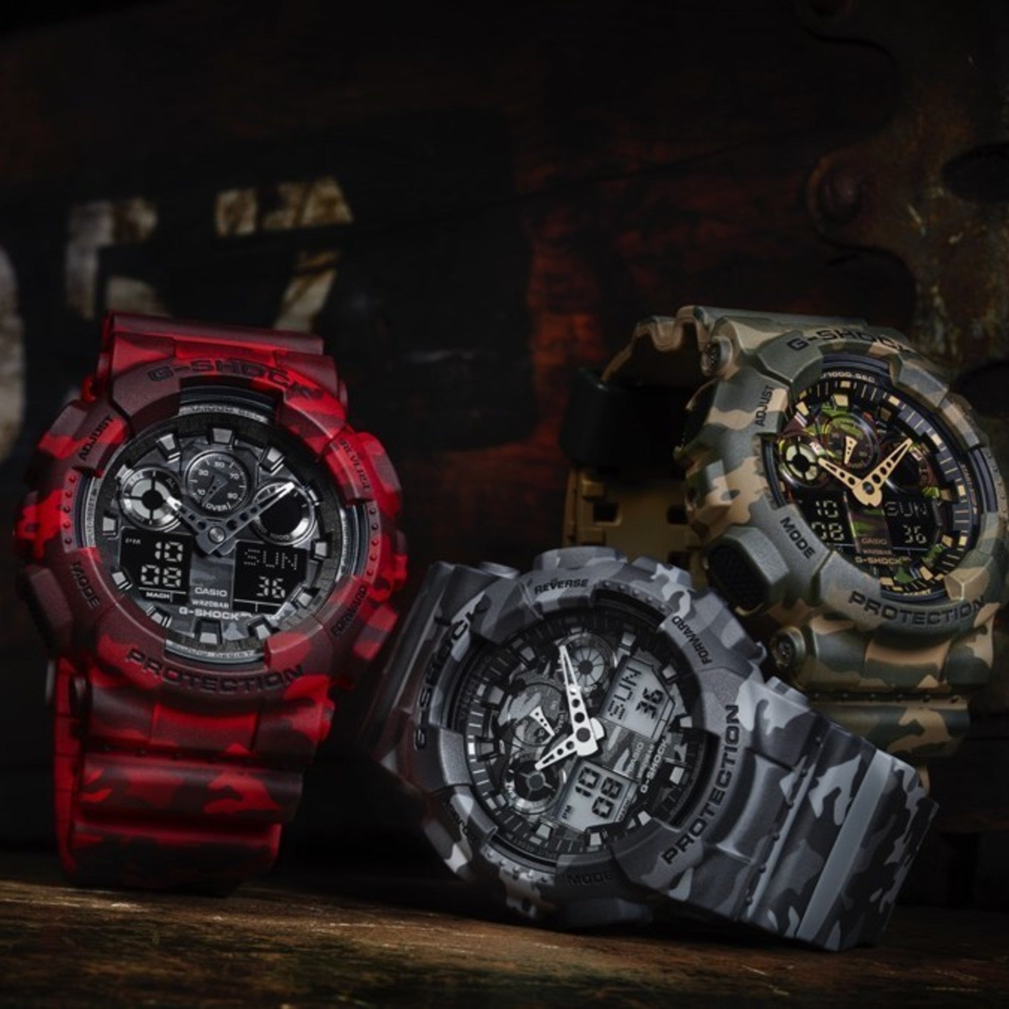 G-SHOCK GA-100CM-8ADR Men's Watch