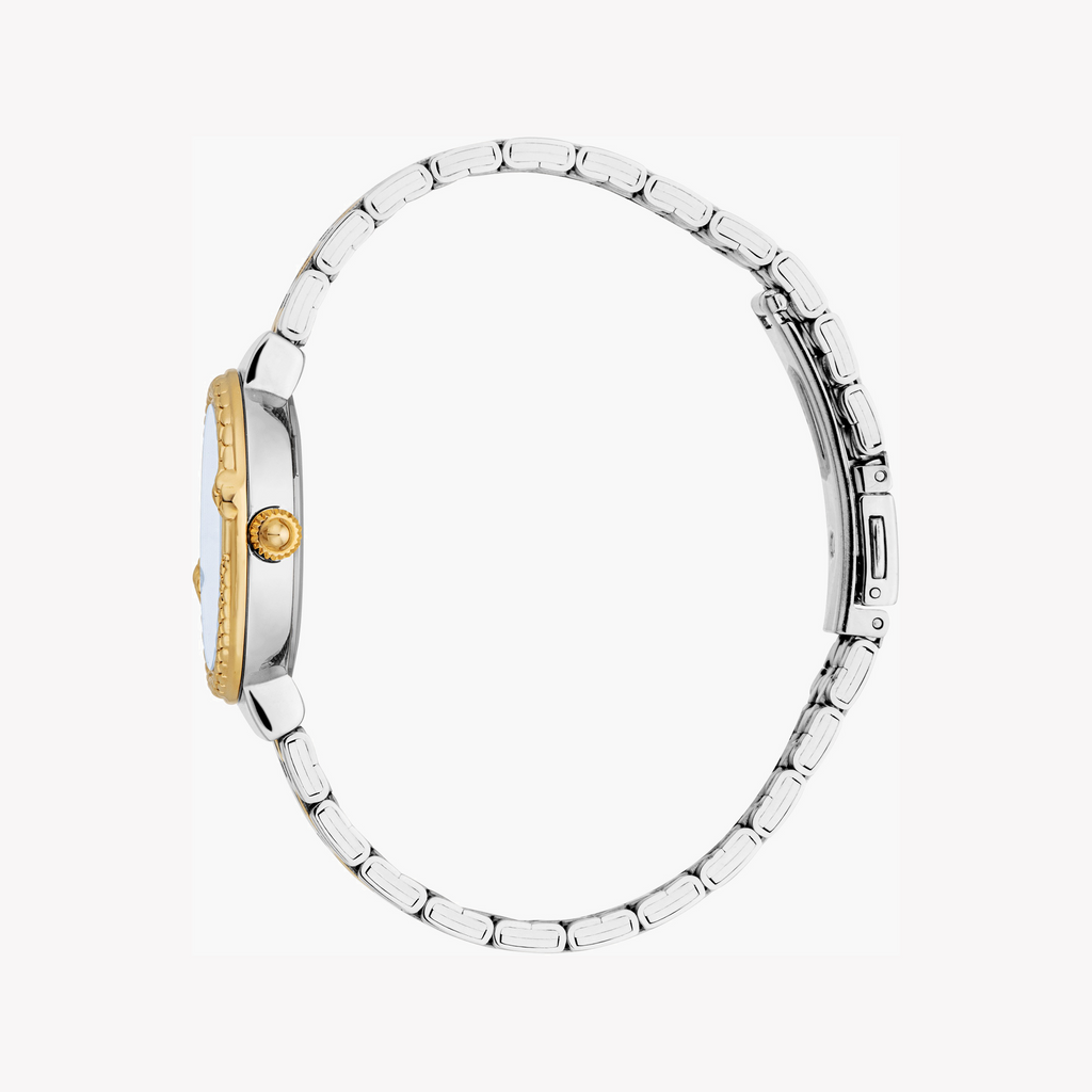 JUST CAVALLI JC1L311M0065 - ELEGANT TWO-TONE WOMEN'S WATCH WITH DARK BLUE DIAL