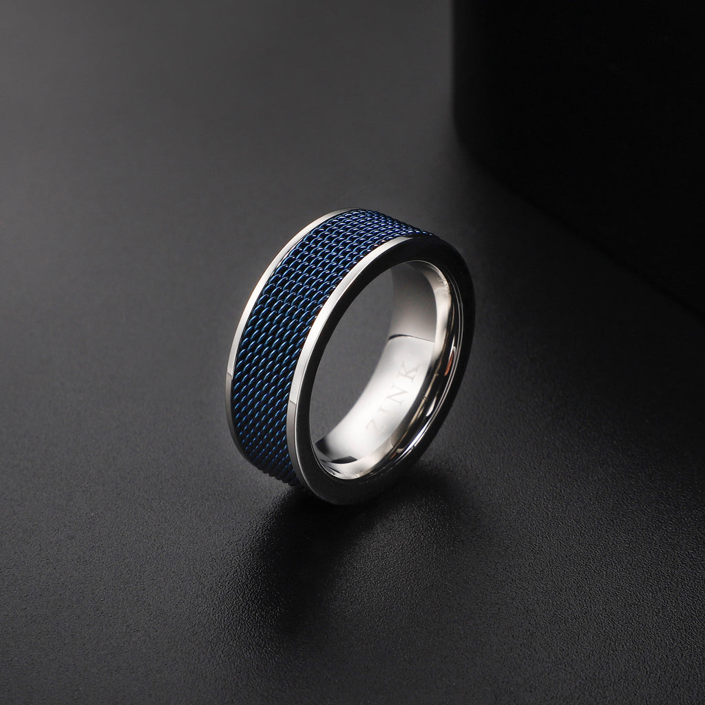 ZJRG036SBL-19 ZINK Men's Ring Outlet