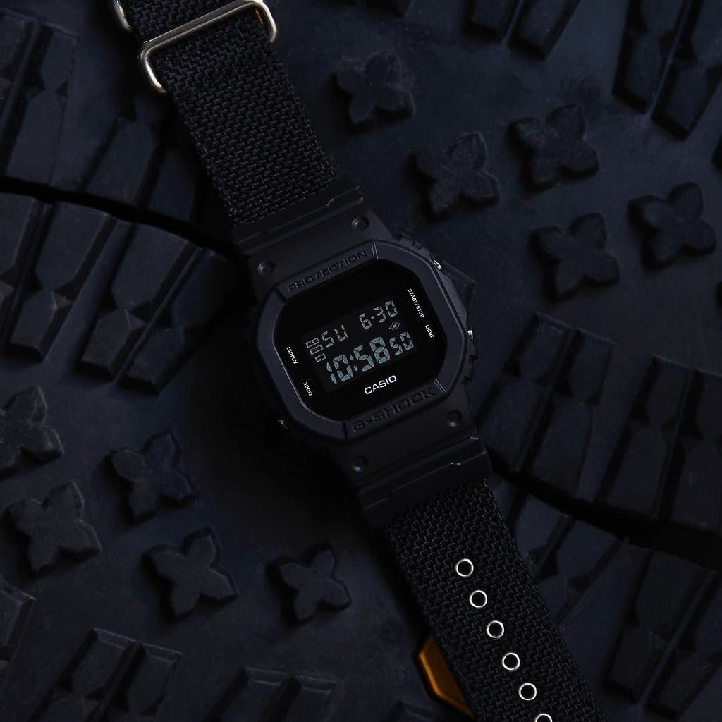 CASIO G-SHOCK DW-5600BBN-1DR - UNMATCHED RESILIENCE MEN'S WATCH WITH BLACK RESIN BAND