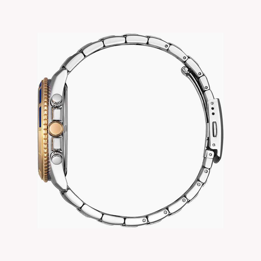 CITIZEN AN8206-53L - MODERN MASTERPIECE: STYLISH MEN'S CHRONOGRAPH with BLUE DIAL & STAINLESS STEEL BAND