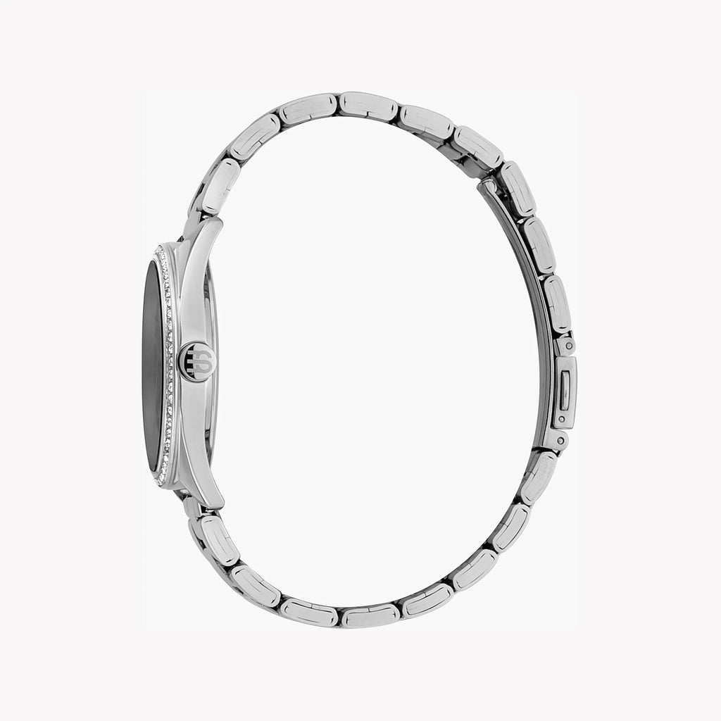 ESPRIT Women's Watch with Silver Stainless Steel Case and Silver Stainless Steel Band