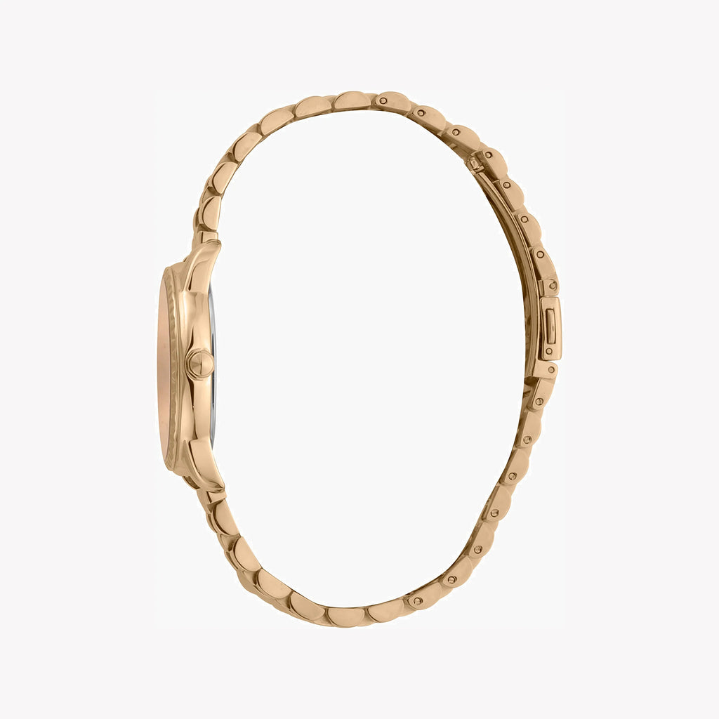 JUST CAVALLI Women's Watch with Rose Gold Stainless Steel Case and Rose Gold Stainless Steel Band