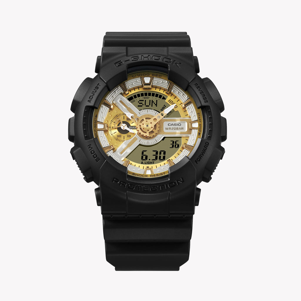 CASIO G-SHOCK GA-110CD-1A9DR - BOLD ADVENTURER MEN'S WATCH WITH SLEEK BLACK DESIGN