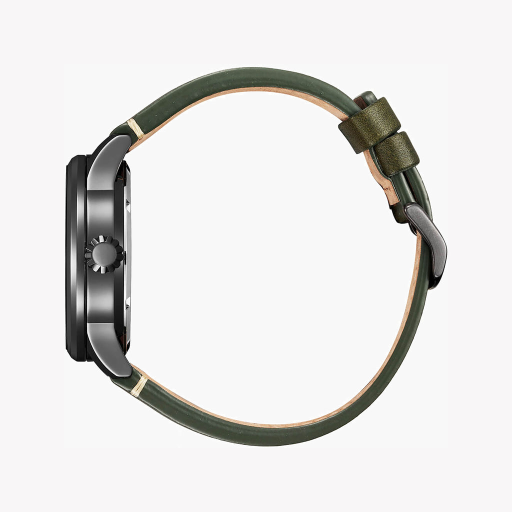 CITIZEN NJ0147-18X BOLD ELEGANCE - AUTOMATIC TIMEPIECE WITH OLIVE LEATHER BAND
