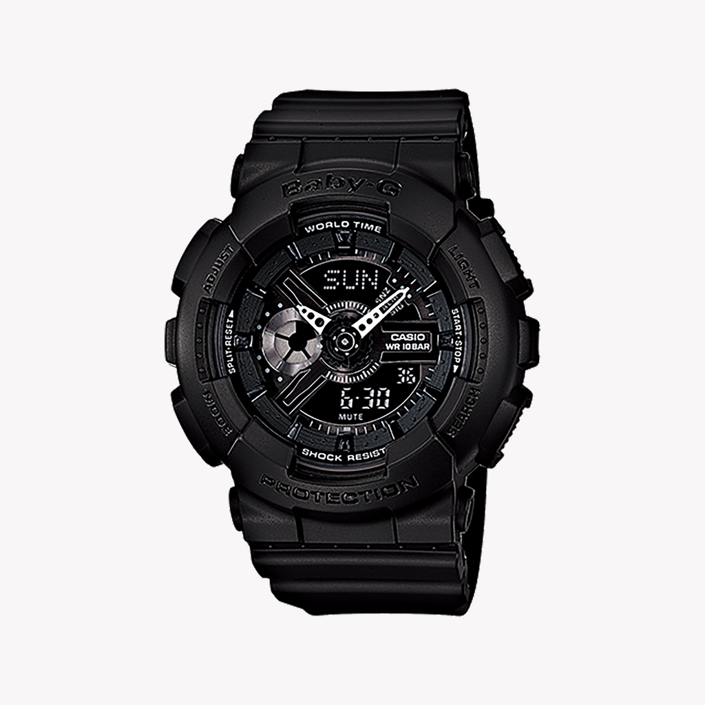 BA-110BC-1ADR BABY-G - STYLISH ADVENTURE WOMEN'S WATCH - BLACK RESIN & DIGITAL DIAL