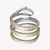 JUST CAVALLI JC1L323M0055 - RADIANT GLAMOUR WOMEN'S WATCH WITH TWO-TONE SILVER & GOLD BAND