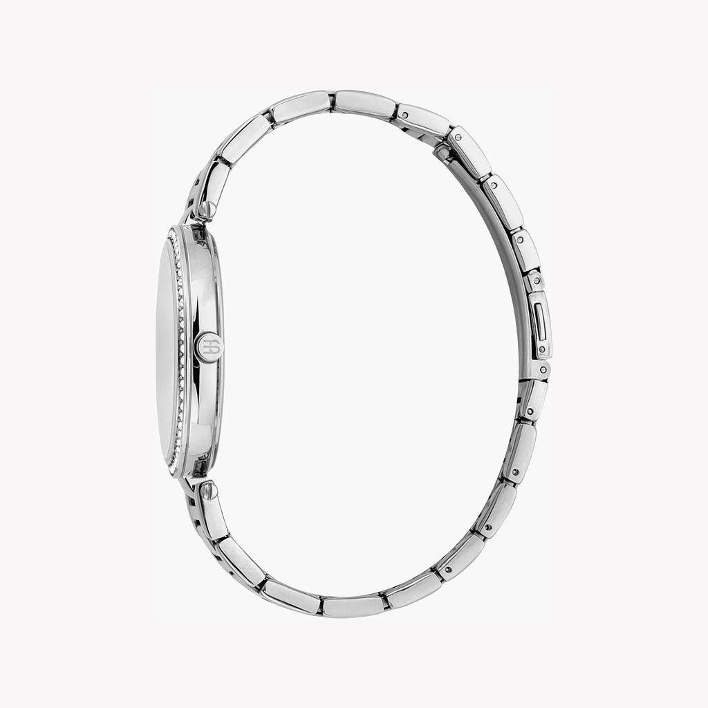 ESPRIT Women's Watch with Silver Stainless Steel Case and Silver Stainless Steel Band