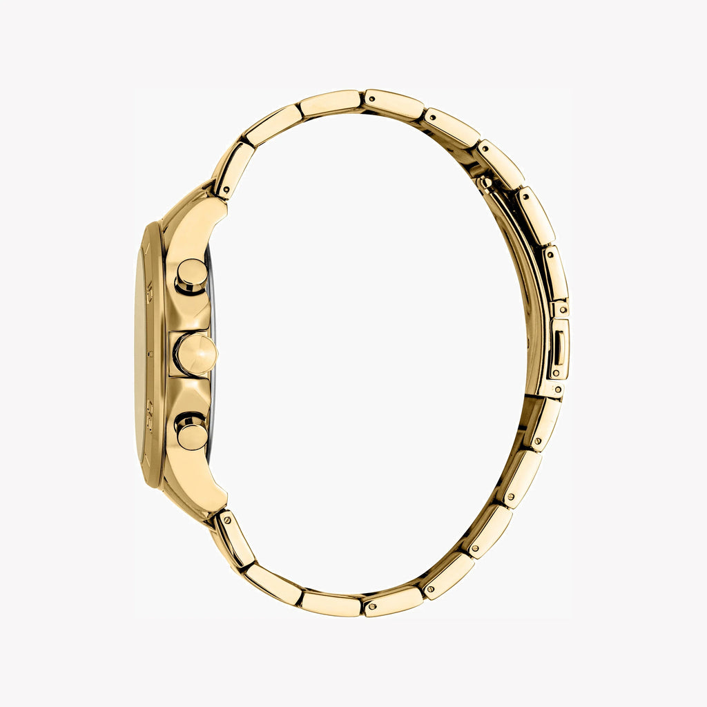 JUST CAVALLI GOLD LUXE ALLOY STEEL - ELEGANT MEN'S TIMEPIECE WITH CHAMPAGNE DIAL