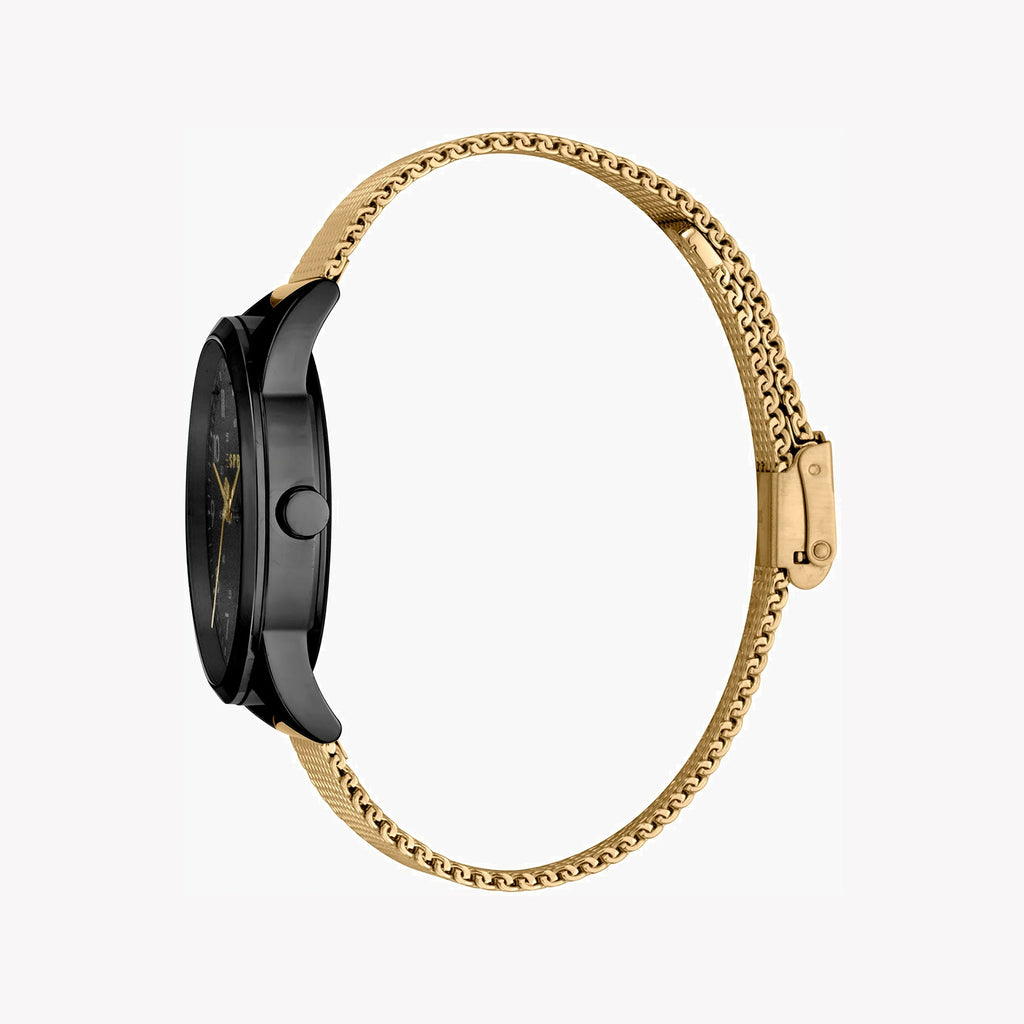 ESPRIT STYLISH GOLD & BLACK MEN'S WATCH - TIMELESS ELEGANCE & DURABILITY