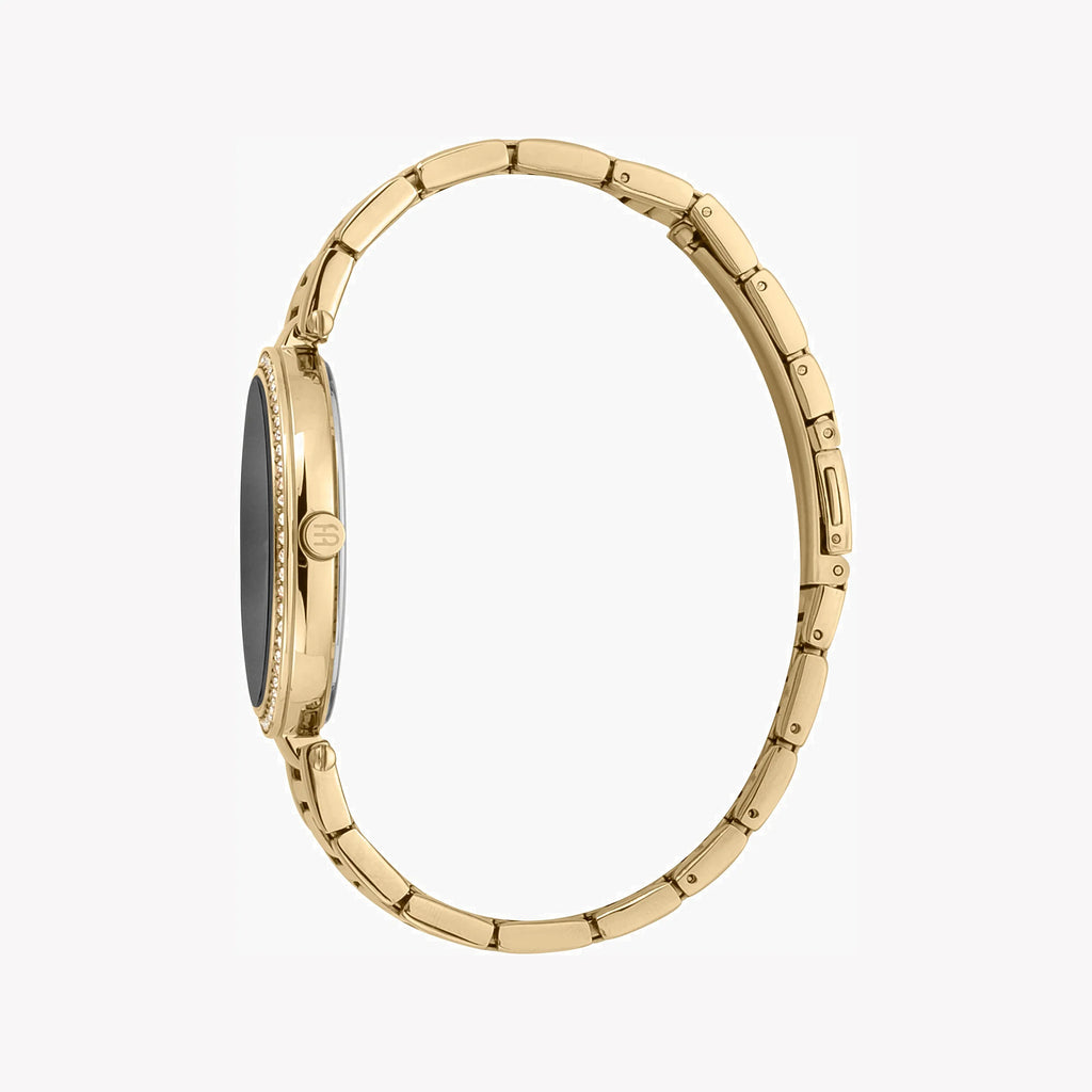 ESPRIT Women's Watch with Gold Stainless Steel Case and Gold Stainless Steel Band