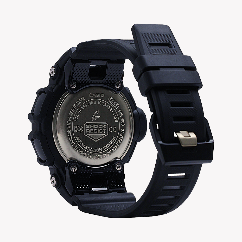CASIO G-SHOCK GBA-900-1ADR SPORTY ELEGANCE - ADVENTURE-READY MEN'S WATCH with Black Resin Band and Smart Functionality