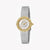 JUST CAVALLI Women's Watch with Silver & Gold Stainless Steel Case and Silver Stainless Steel Band