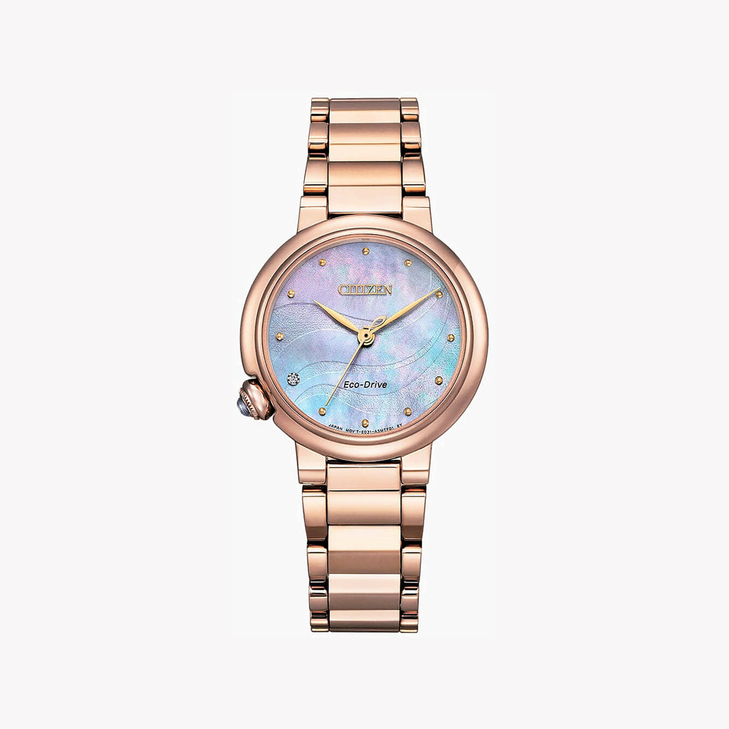 CITIZEN EM0917-81Y CHARMING ALLURE - VIBRANT GOLD & MULTI-COLORED WOMEN'S TIMEPIECE