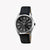 ESPRIT MEN'S BLACK DIAL STAINLESS STEEL WATCH - ELEGANT FAUX LEATHER STRAP