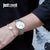 JUST CAVALLI Women's Watch with Metal Metal Case and Silver Stainless Steel Band