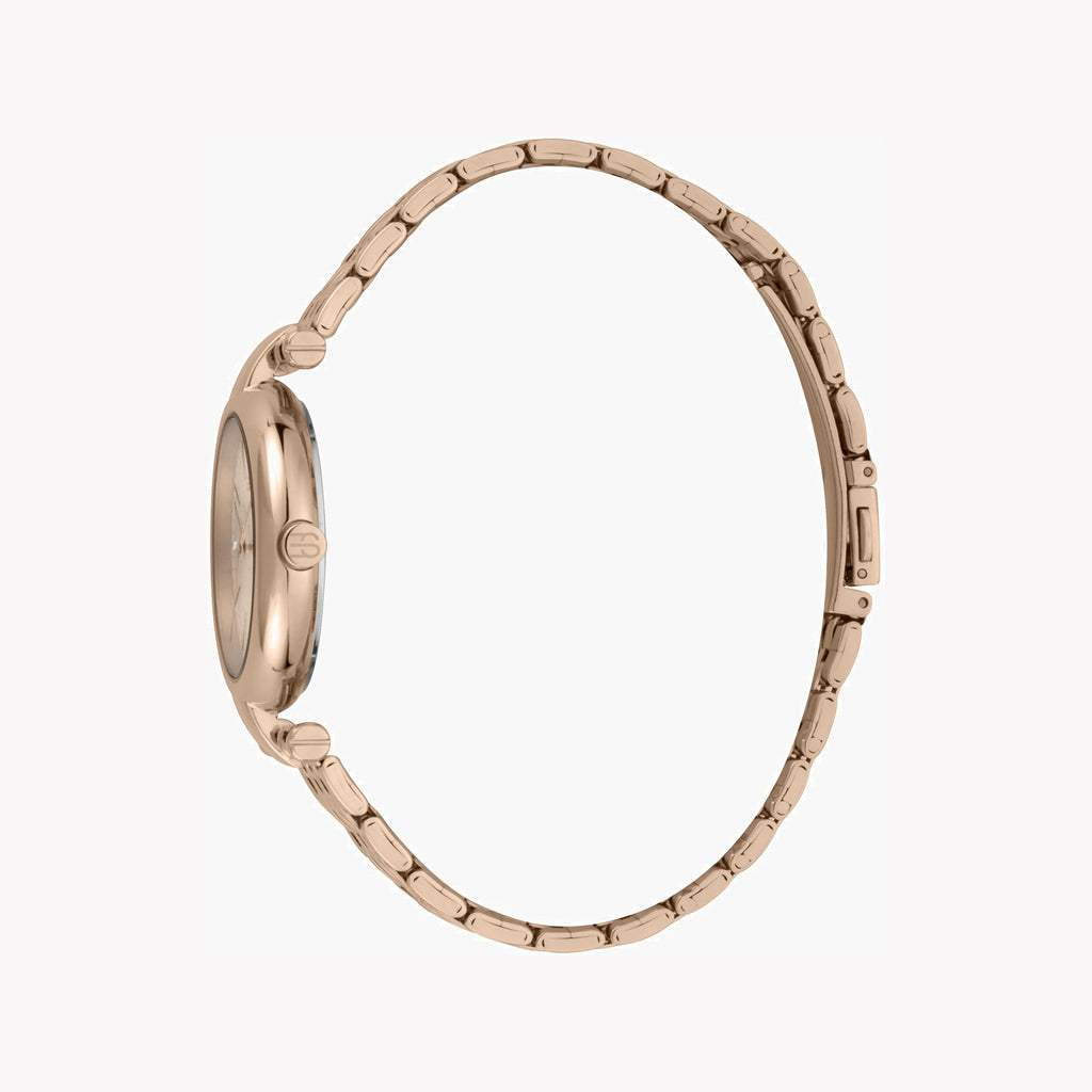 ESPRIT Women's Watch with Rose Gold Stainless Steel Case and Rose Gold Stainless Steel Band