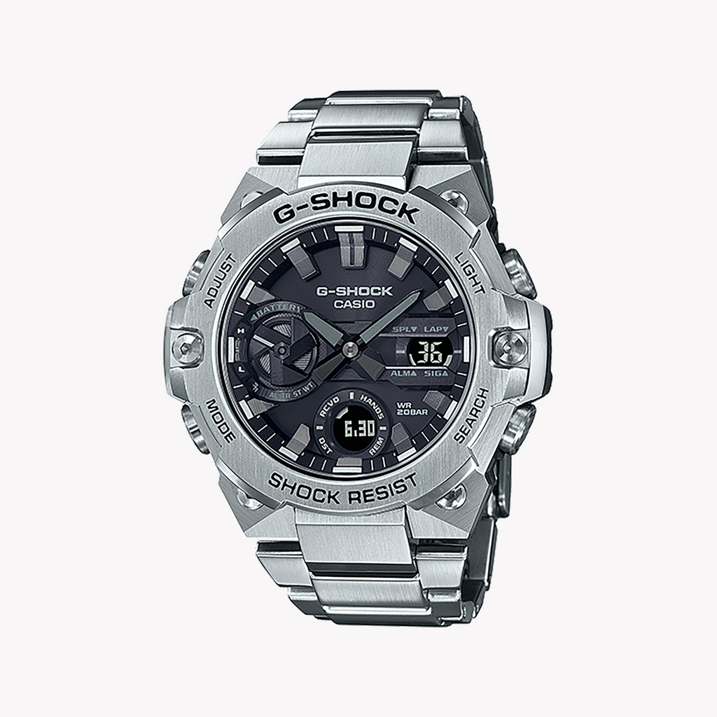 CASIO G-SHOCK GST-B400D-1ADR BOLD & FUNCTIONAL - MEN'S STAINLESS STEEL TIMEPIECE