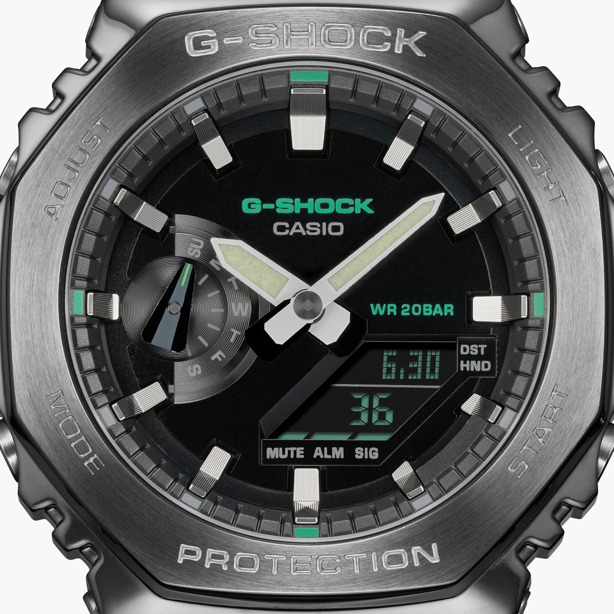 CASIO G-SHOCK GM-2100CB-3ADR OAK ADVENTURE - STYLISH GREEN FABRIC MEN'S WATCH