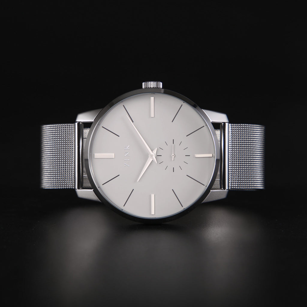 ZINK Men's Stainless Steel Analog Watch - Silver | ZK126G5MS-16