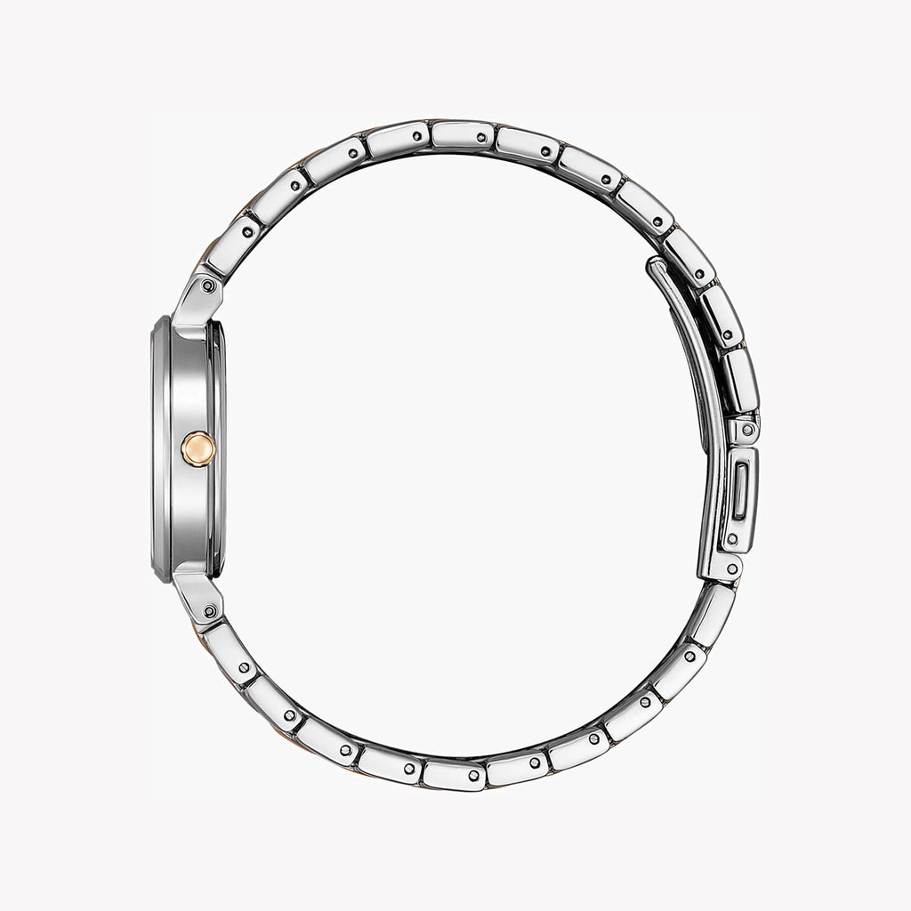 CITIZEN EW2696-84A - ELEGANT TIMEPIECE FOR THE MODERN WOMAN - SILVER & GOLD STAINLESS STEEL