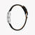 ESPRIT Women's Watch with Silver Stainless Steel Case and Black Leather Band
